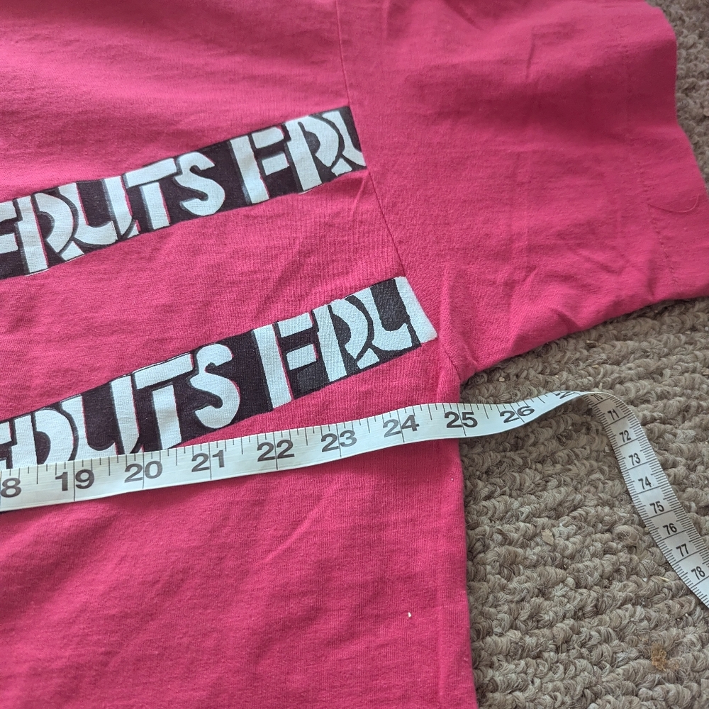 Vintage 90s Disney Goofy Misprint Shirt XL Neon Pink Single Stitch Rare - Picture 5 of 9